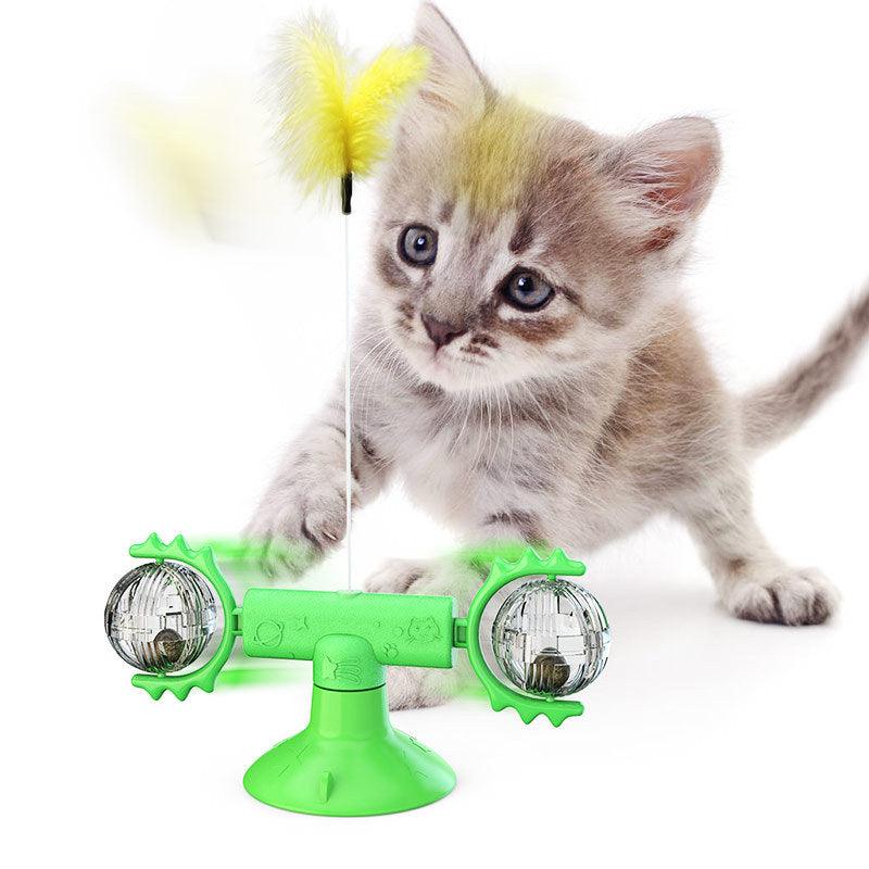 Exclusive Cat Rotating Windmill Multi-Function Toy — Black Balance car — Alternate View 17