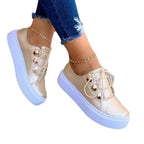 Exclusive Women Rivet Casual Shoes — Black — Size Size35 — Top View