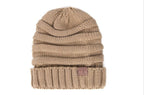 Exclusive CC Beanies Winter Hats — Light Blue — Detail View