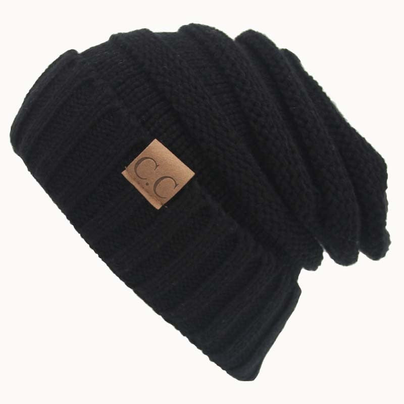 Exclusive CC Beanies Winter Hats — Light Blue — Side View
