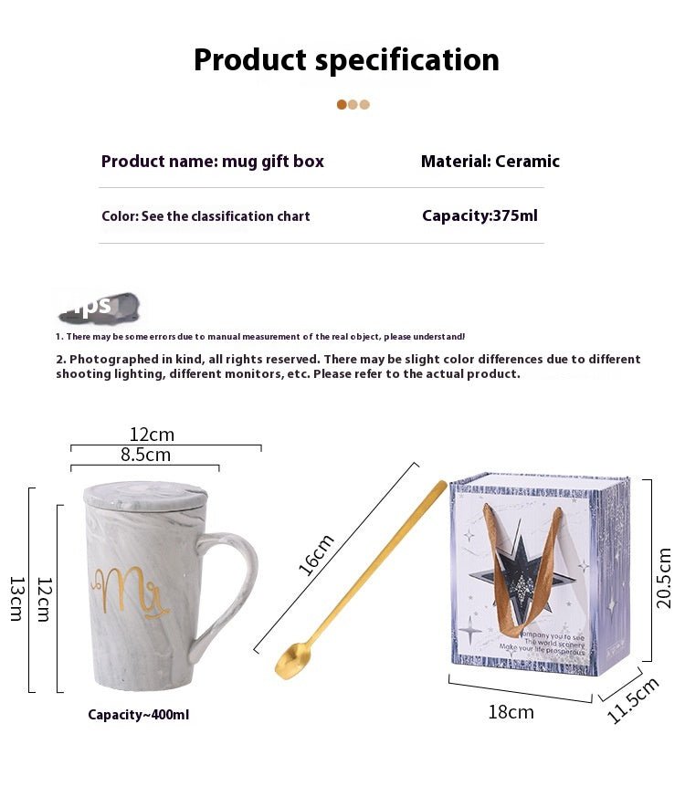 Exclusive Ceramic Cup Gift Box | Elegant & Practical Gift Set — Towel Bear Dark Green Suit — Size 375ml — Alternate View 38