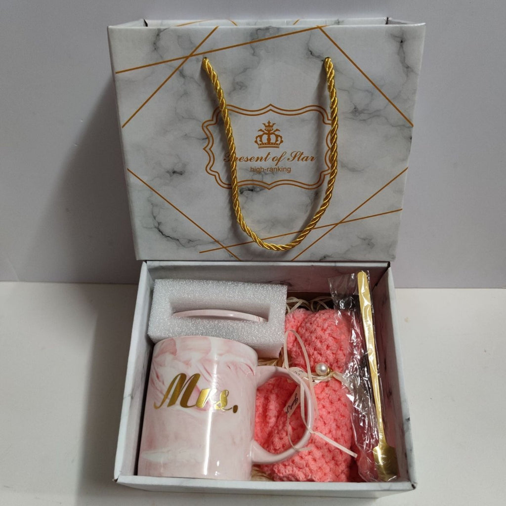 Exclusive Ceramic Cup Gift Box | Elegant & Practical Gift Set — Towel Bear Dark Green Suit — Size 375ml — Alternate View 35