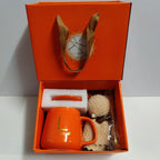 Exclusive Ceramic Cup Gift Box | Elegant & Practical Gift Set — Towel Bear Dark Green Suit — Size 375ml — Alternate View 9
