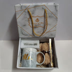 Exclusive Ceramic Cup Gift Box | Elegant & Practical Gift Set — Towel Bear Dark Green Suit — Size 375ml — Alternate View 34
