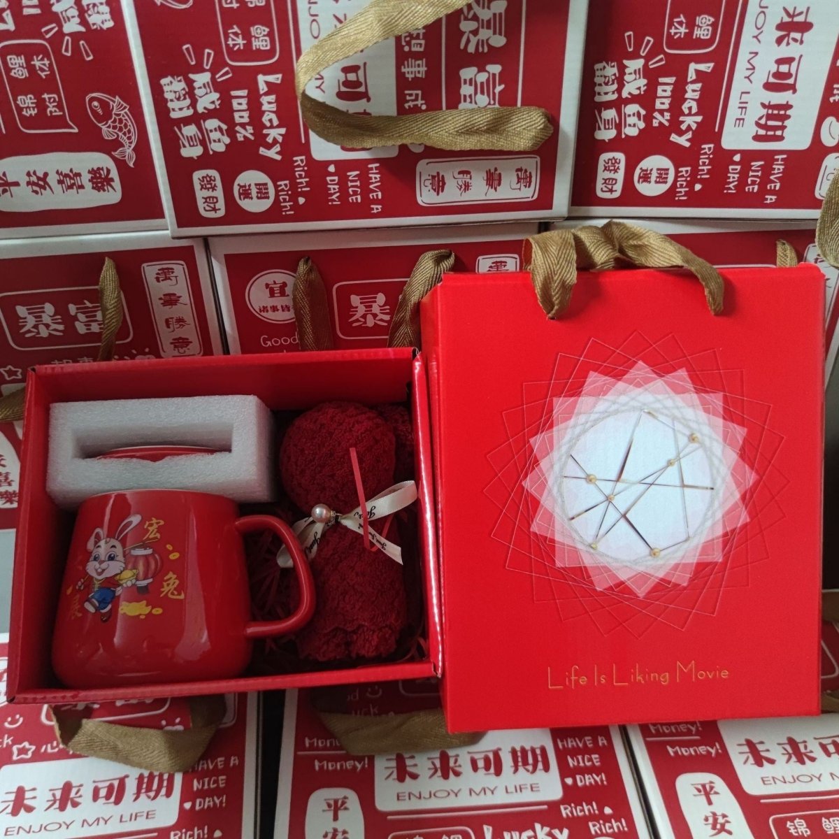 Exclusive Ceramic Cup Gift Box | Elegant & Practical Gift Set — Towel Bear Dark Green Suit — Size 375ml — Alternate View 23