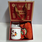 Exclusive Ceramic Cup Gift Box | Elegant & Practical Gift Set — Towel Bear Dark Green Suit — Size 375ml — Alternate View 24