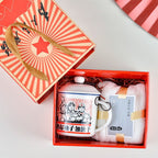Exclusive Ceramic Cup Gift Box | Elegant & Practical Gift Set — Towel Bear Dark Green Suit — Size 375ml — Alternate View 20