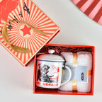 Exclusive Ceramic Cup Gift Box | Elegant & Practical Gift Set — Towel Bear Dark Green Suit — Size 375ml — Alternate View 22