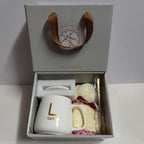 Exclusive Ceramic Cup Gift Box | Elegant & Practical Gift Set — Towel Bear Dark Green Suit — Size 375ml — Lifestyle View