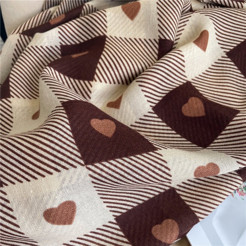 Exclusive Chessboard Plaid Scarf — YM220 1 — Size 180x90cm — Alternate View 11