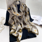 Exclusive Chessboard Plaid Scarf — YM220 1 — Size 180x90cm — Alternate View 7