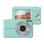 Exclusive Children's HD Digital Camera | 1080P Mini Kids Camera Toy — Black — Back View