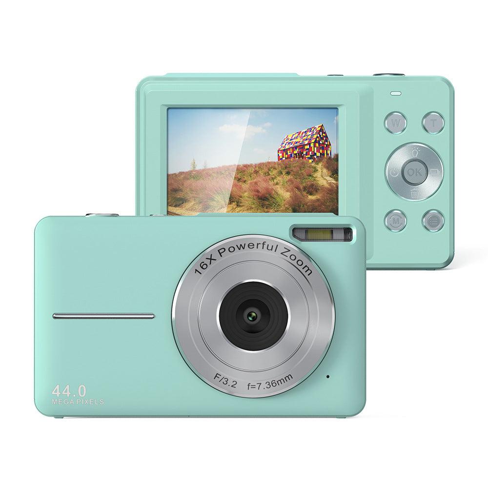 Exclusive Children's HD Digital Camera | 1080P Mini Kids Camera Toy — Black — Back View