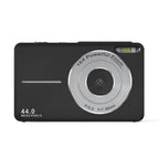 Exclusive Children's HD Digital Camera | 1080P Mini Kids Camera Toy — Black — Side View