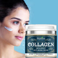 Exclusive Collagen  Moisturizing Facial Cream Skin Care Products — Blue — Size 50g — Front View