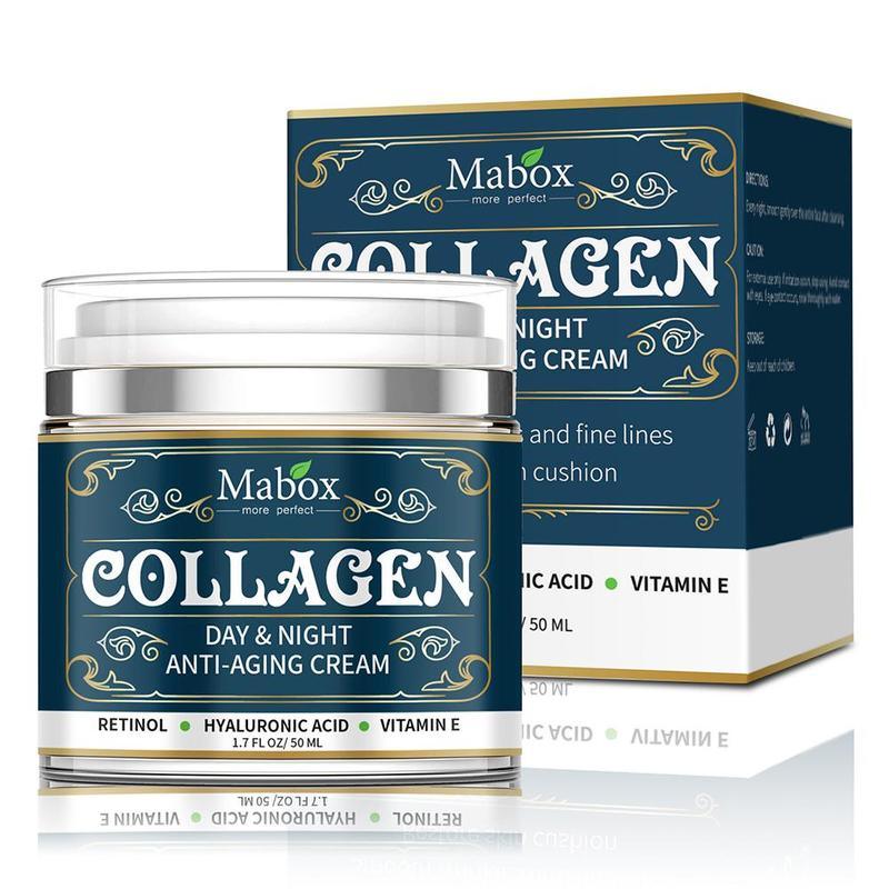 Exclusive Collagen  Moisturizing Facial Cream Skin Care Products — Blue — Size 50g — Lifestyle View