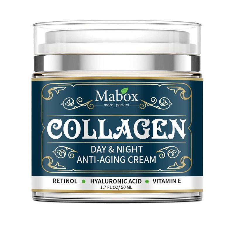 Exclusive Collagen  Moisturizing Facial Cream Skin Care Products — Blue — Size 50g — Detail View