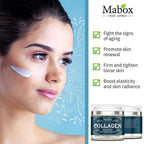 Exclusive Collagen  Moisturizing Facial Cream Skin Care Products — Blue — Size 50g — Side View