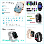 Exclusive COLMI C61 Smart Watch Sports Heart Rate Meter — Black — Alternate View 8