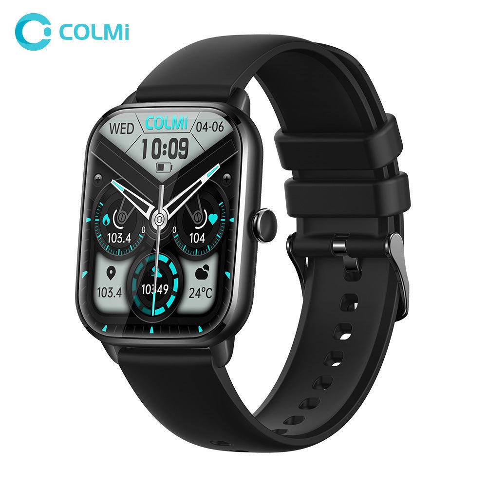 Exclusive COLMI C61 Smart Watch Sports Heart Rate Meter — Black — Lifestyle View