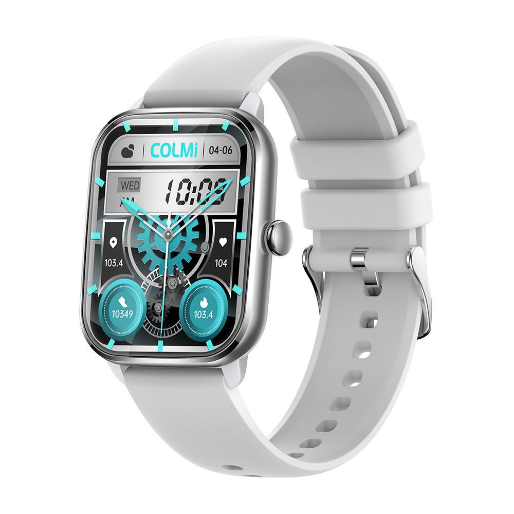 Exclusive COLMI C61 Smart Watch Sports Heart Rate Meter — Black — Top View