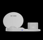 Exclusive 3-in-1 Wireless Charger — White+AU Plug — Size 1pcs — Lifestyle View