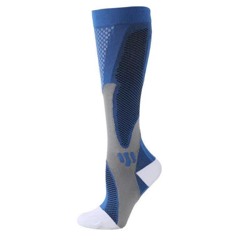Exclusive Compression Long Tube Sports Socks | Support & Comfort — Black 3pcs — Size 2XL — Top View