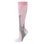 Exclusive Compression Long Tube Sports Socks | Support & Comfort — Black 3pcs — Size 2XL — Side View