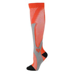 Exclusive Compression Long Tube Sports Socks | Support & Comfort — Black 3pcs — Size 2XL — Back View