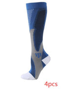 Exclusive Compression Long Tube Sports Socks | Support & Comfort — Black 3pcs — Size 2XL — Alternate View 16
