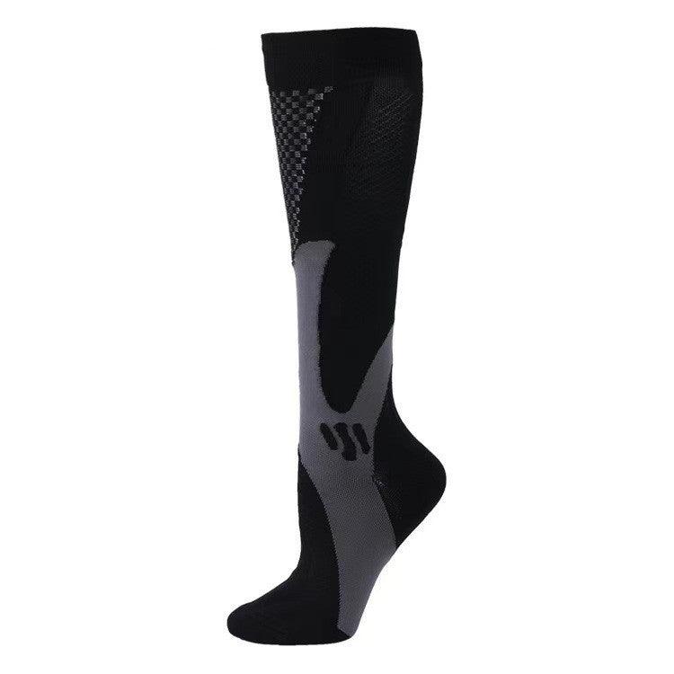 Exclusive Compression Long Tube Sports Socks | Support & Comfort — Black 3pcs — Size 2XL — Alternate View 14