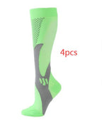 Exclusive Compression Long Tube Sports Socks | Support & Comfort — Black 3pcs — Size 2XL — Alternate View 19