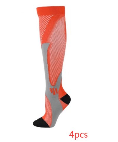 Exclusive Compression Long Tube Sports Socks | Support & Comfort — Black 3pcs — Size 2XL — Alternate View 22