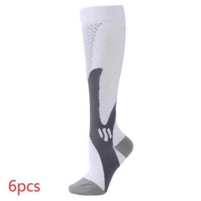 Exclusive Compression Long Tube Sports Socks | Support & Comfort — Black 3pcs — Size 2XL — Alternate View 30