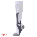 Exclusive Compression Long Tube Sports Socks | Support & Comfort — Black 3pcs — Size 2XL — Alternate View 30