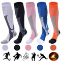 Exclusive Compression Socks For Men & Women — Pink — Size S M — Front View