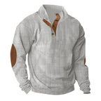 Exclusive Corduroy Casual Stand Collar Sweater — Fruit Green — Size S — Alternate View 7
