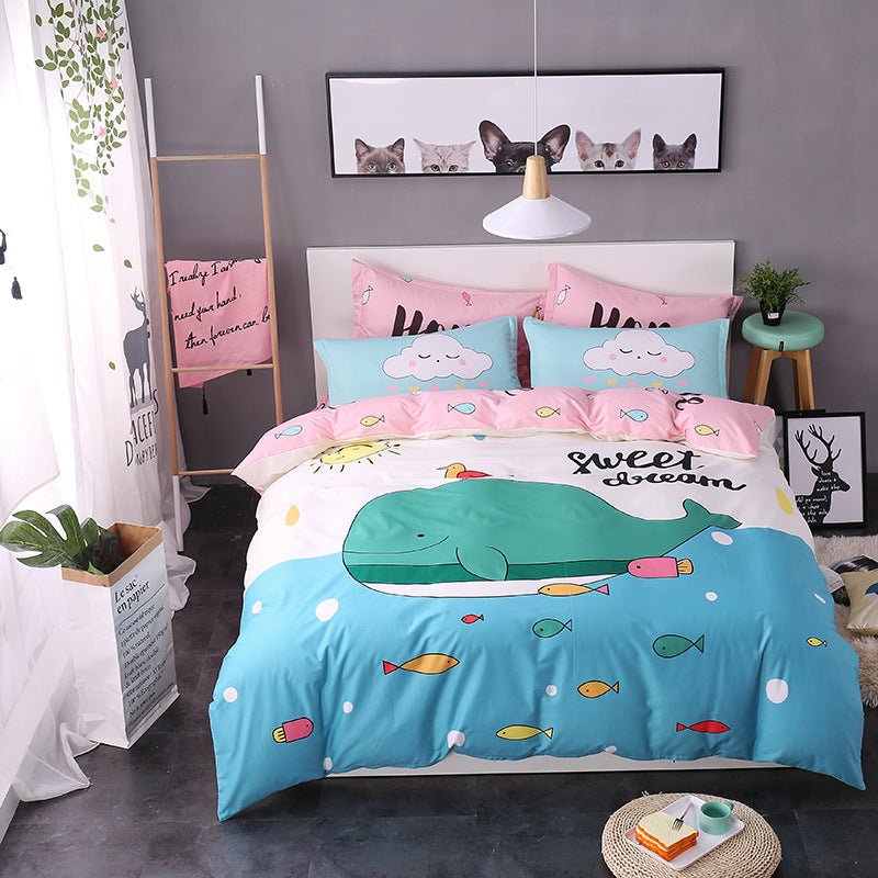 Exclusive Cotton Cartoon Bedding Set — 6 Style — Size 200x230cm — Alternate View 33