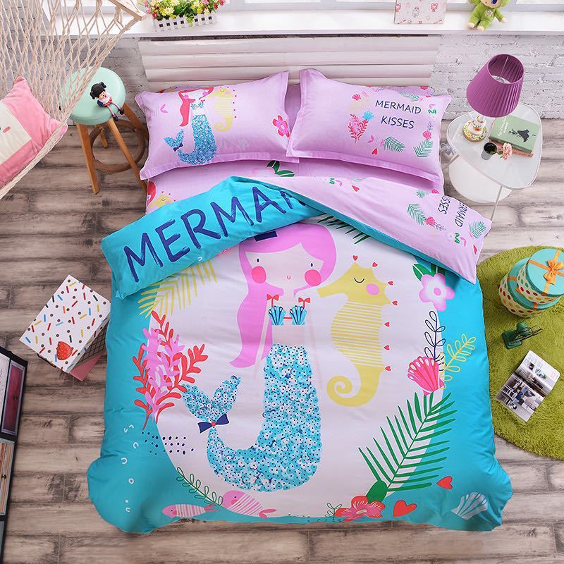 Exclusive Cotton Cartoon Bedding Set — 6 Style — Size 200x230cm — Detail View