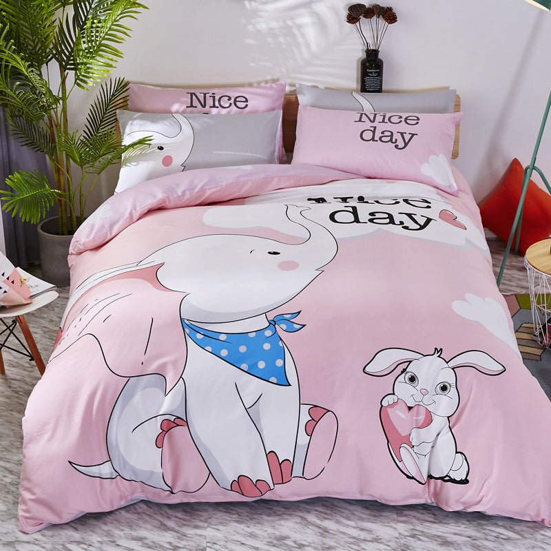 Exclusive Cotton Cartoon Bedding Set — 6 Style — Size 200x230cm — Alternate View 17