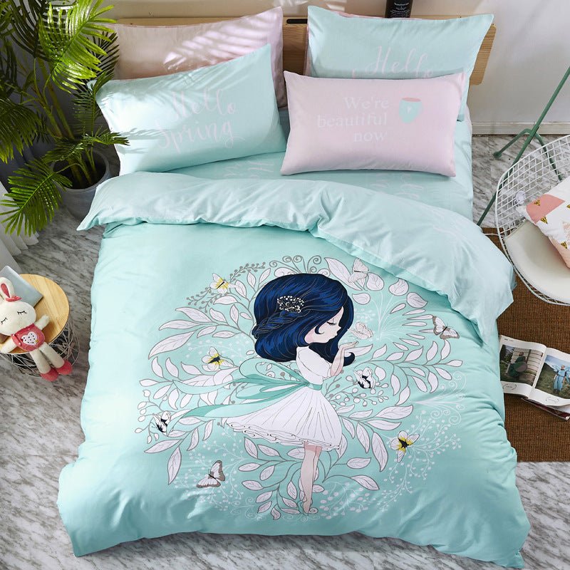 Exclusive Cotton Cartoon Bedding Set — 6 Style — Size 200x230cm — Alternate View 11