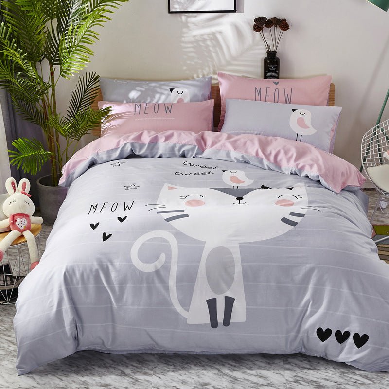 Exclusive Cotton Cartoon Bedding Set — 6 Style — Size 200x230cm — Alternate View 10