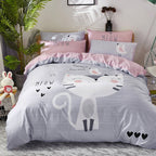 Exclusive Cotton Cartoon Bedding Set — 6 Style — Size 200x230cm — Alternate View 10