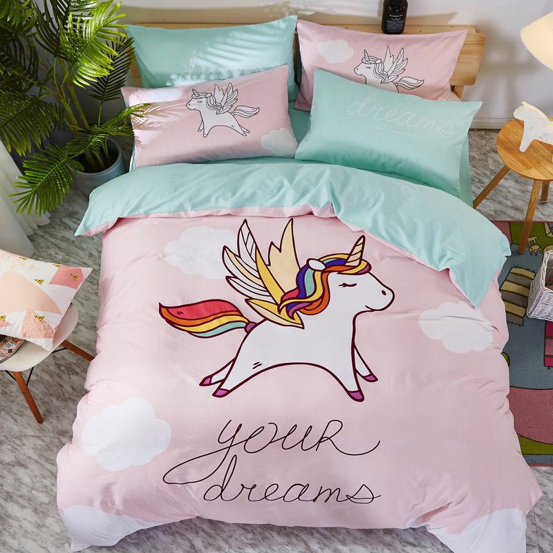 Exclusive Cotton Cartoon Bedding Set — 6 Style — Size 200x230cm — Alternate View 8