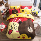 Exclusive Cotton Cartoon Bedding Set — 6 Style — Size 200x230cm — Alternate View 28