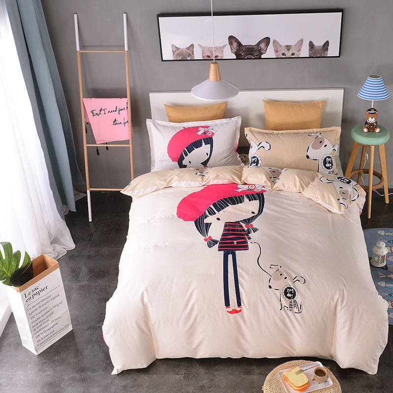 Exclusive Cotton Cartoon Bedding Set — 6 Style — Size 200x230cm — Alternate View 16