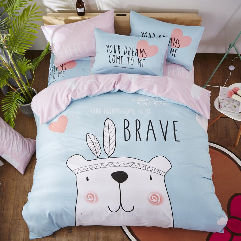 Exclusive Cotton Cartoon Bedding Set — 6 Style — Size 200x230cm — Alternate View 21