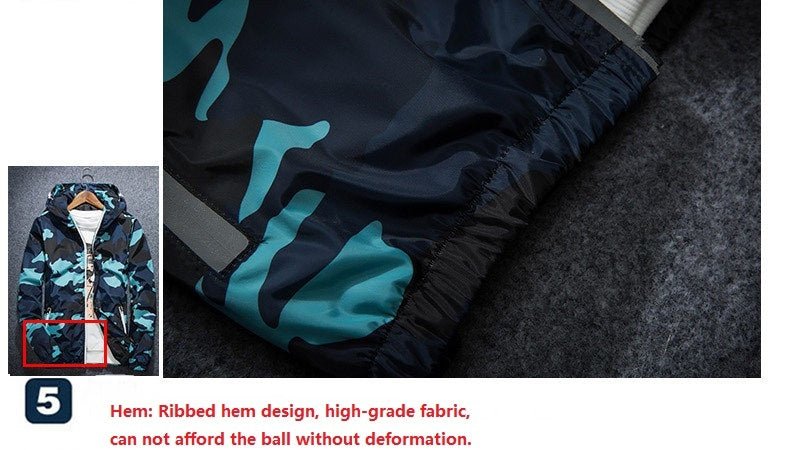 Exclusive Brand Camouflage Jackets — Black — Size 2XL — Alternate View 9