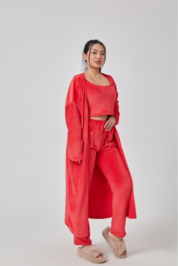 Exclusive 3 Piece Lounge Set — Camel — Size M — Alternate View 12