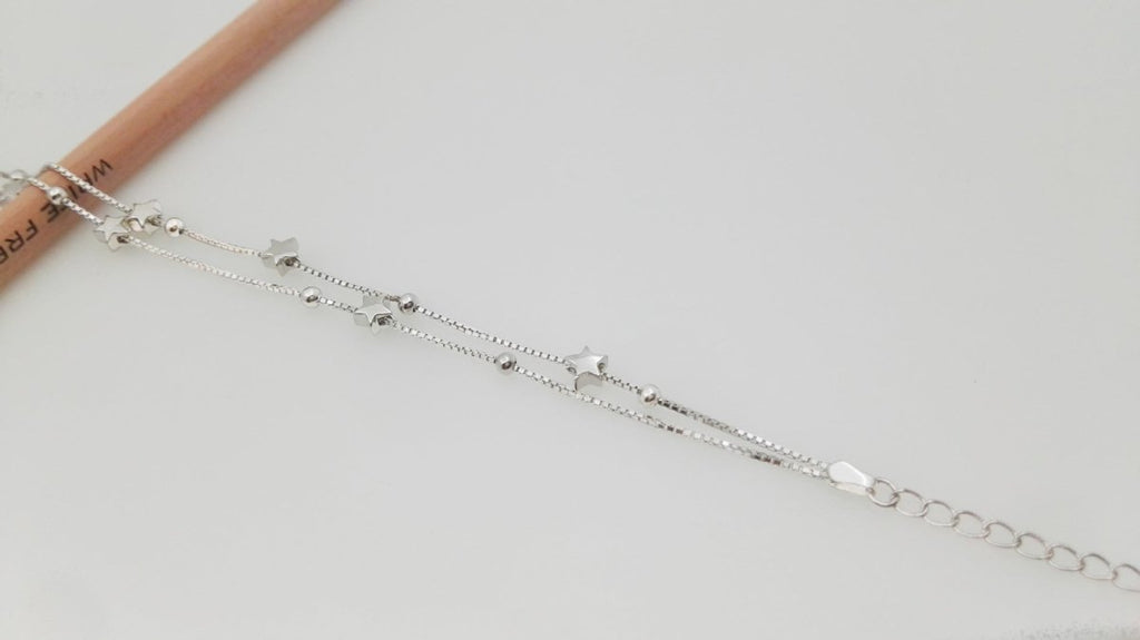 Exclusive Creative Star Charm Bracelet — Back View